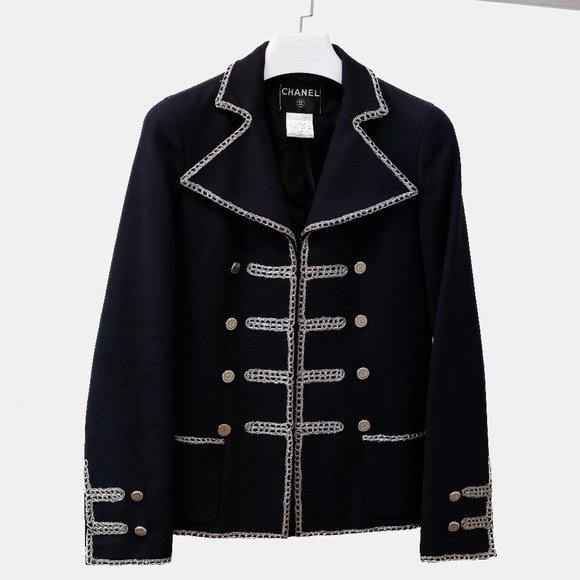 Chanel Spring 06 Chain Embroidered Nautical Jacket - Picture 1 of 15